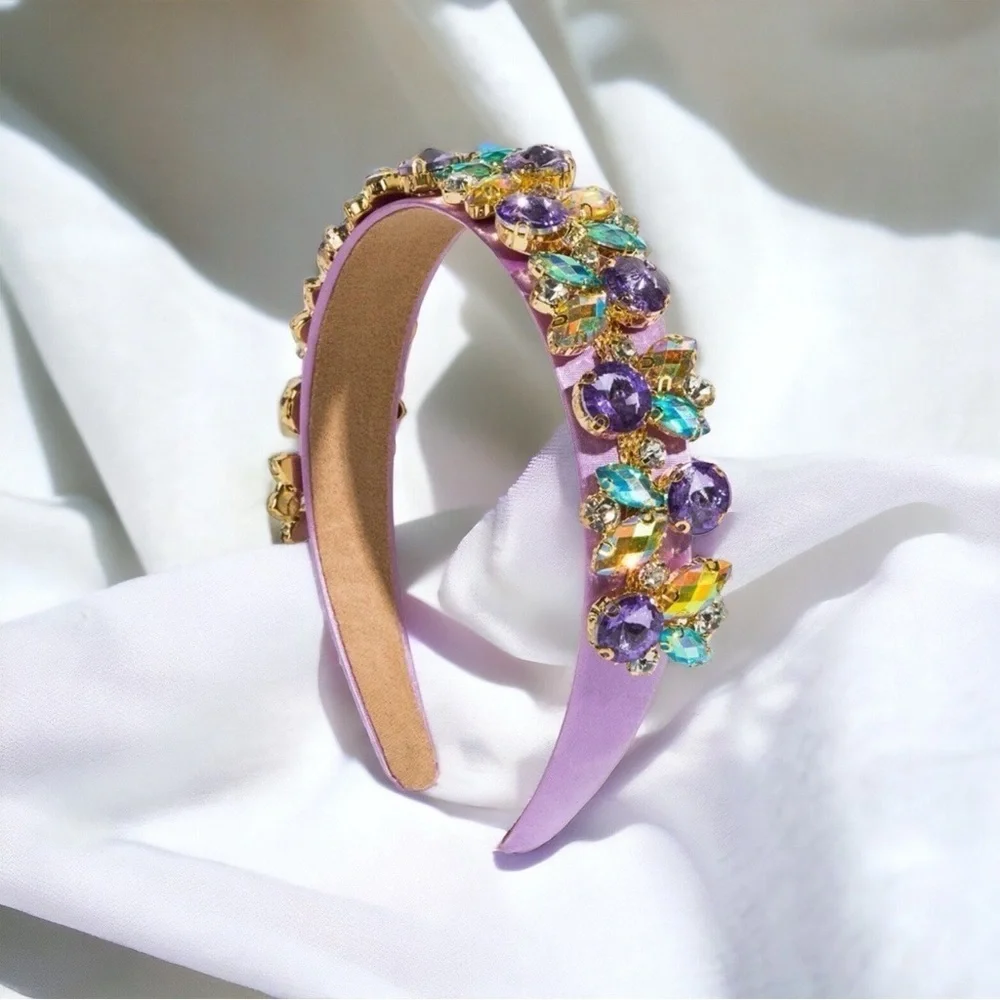 Sparkle & Shine: Rhinestone Easter Headband - Perfect for Mardi Gras & Beyond!